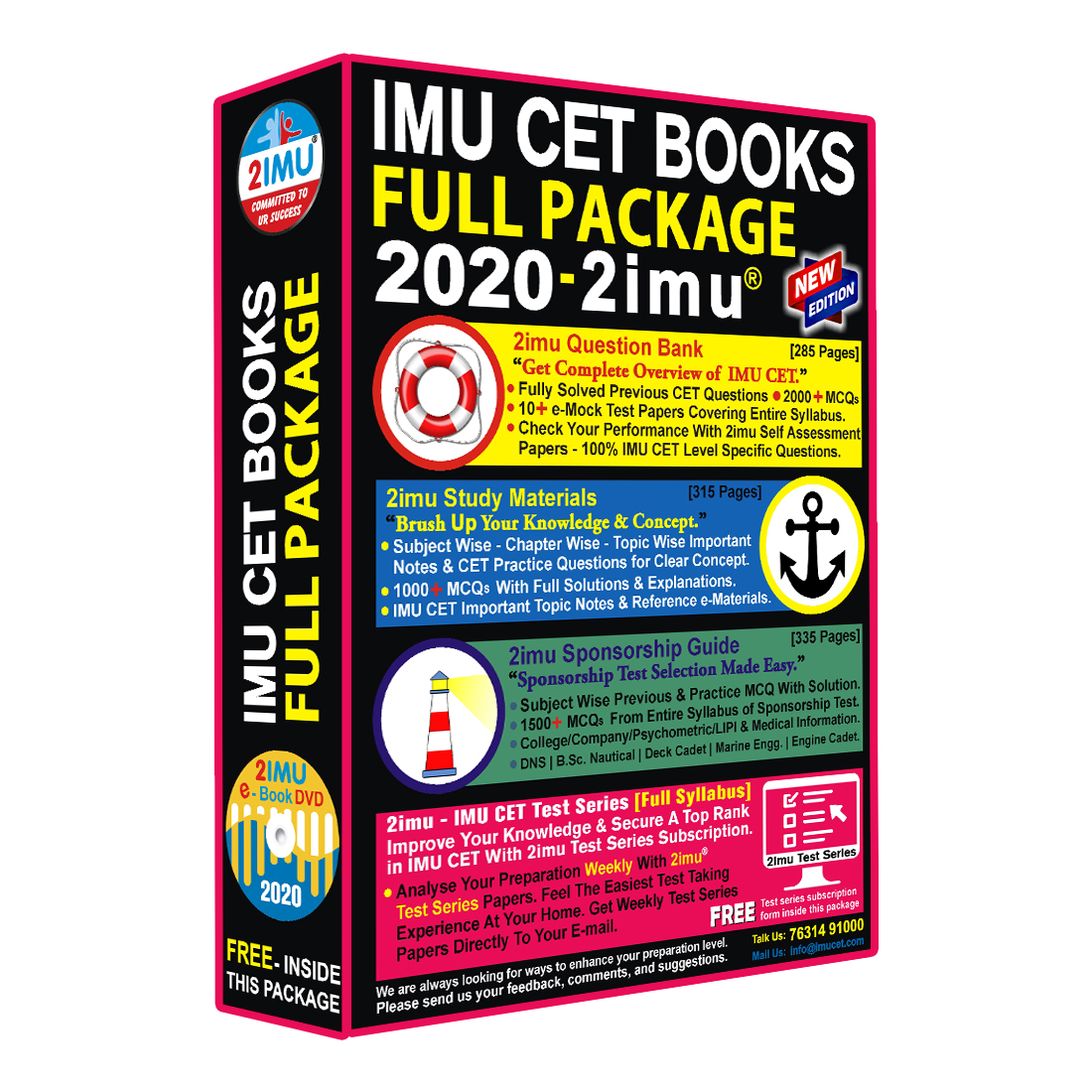 IMU CET Books 2020